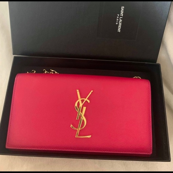 SOLD YSL Saint Laurent Wallet on a chain - Picture 2 of 13